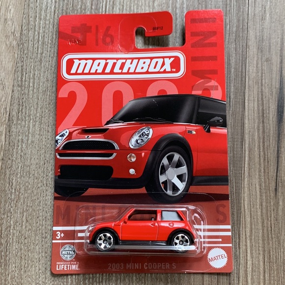 Matchbox Car 2003 Mini Cooper S Red 4/6 MB Mattel New Series 2024 Collectible - Picture 5 of 5